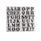 12 Packs: 42 ct. (504 total) 1.5" Iron-On Black Glitter Cooper Letters by Imagin8™